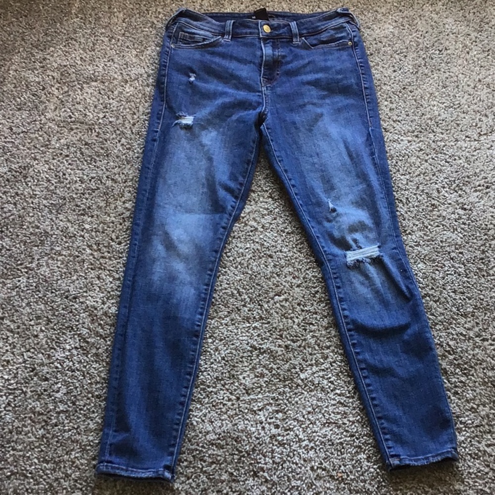 True Religion Halle High Rise Super Skinny Distressed Women’s Jeans - Size 28